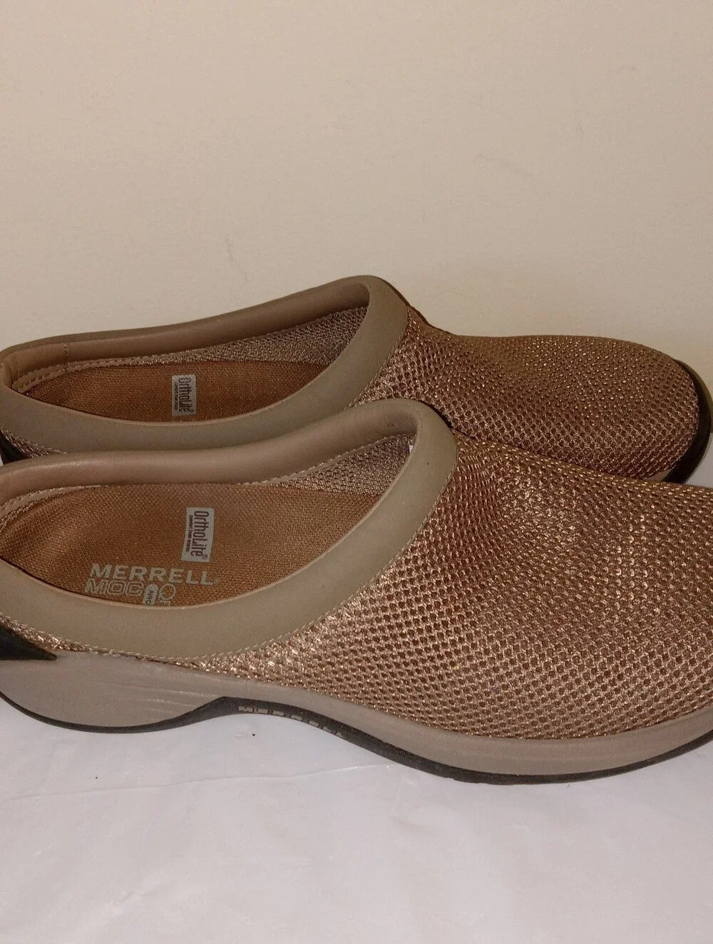 Merrell Tan Ebcore Breeze Mesh Cushioned Mules 10 - Picture 4 of 10